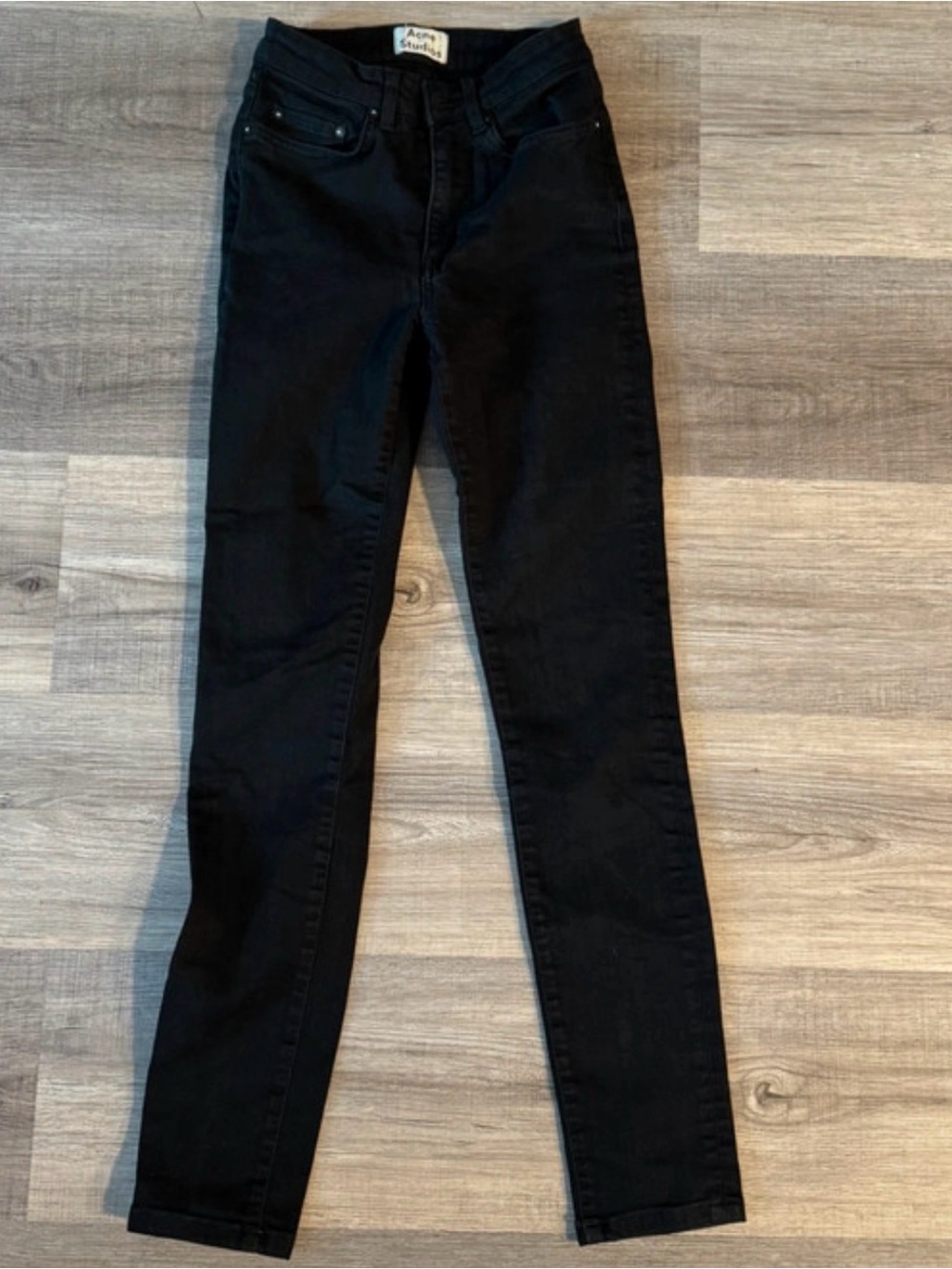 Acne studios High-Rise Black Women's skinny  Jeans 24/32